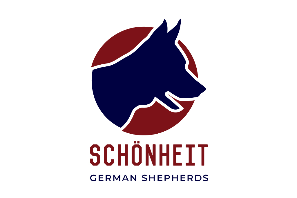 schonheit german shepherds logo designed by us | Affordable Logo Designs